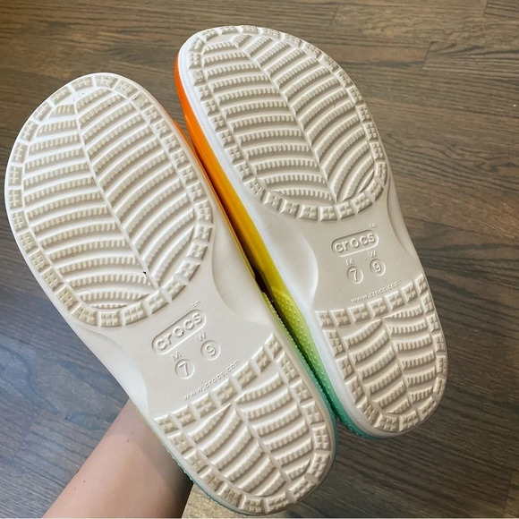 CROCS X Free & Easy Slides Jibbitz Not Included Male 7 Women 9 - Picture 10 of 11